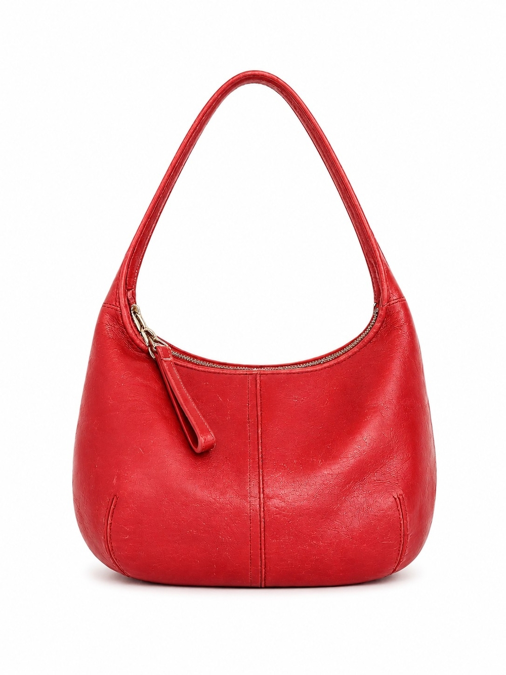 Vintage Coach 9219 Red Leather Shoulder Bag